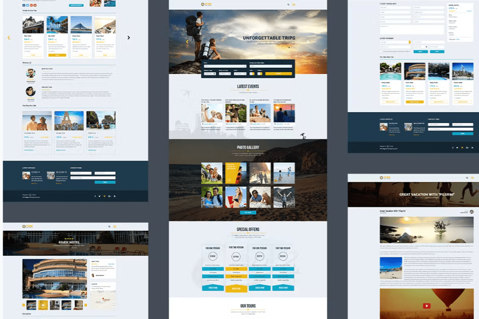 TRAVEL WEB DESIGN 1