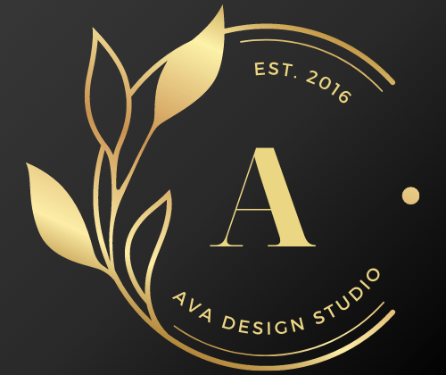 Gold Round Luxury Design Studio Etsy Shop Icon